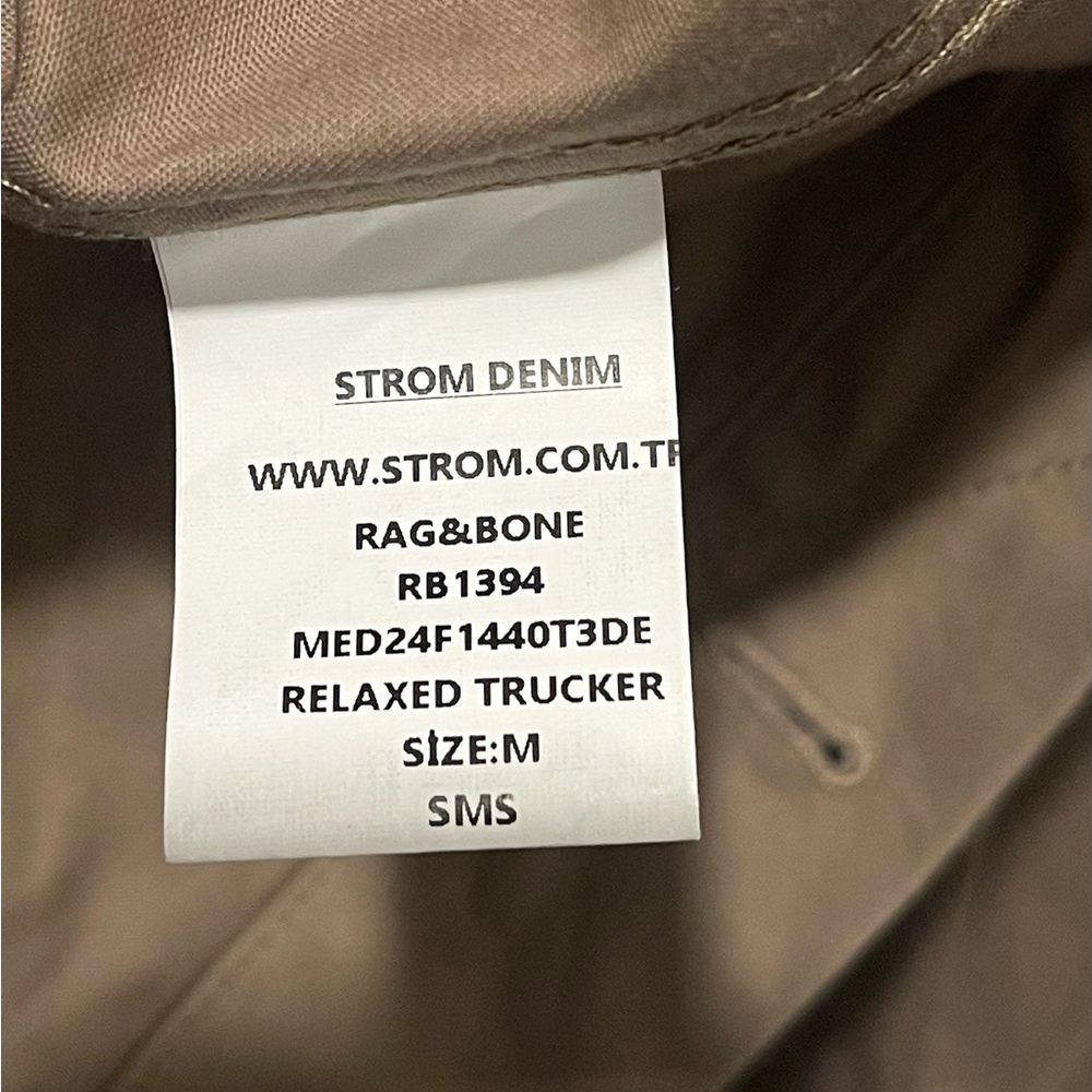 rag & bone Men's Lightweight Tan Shirt Jacket - Picture 12 of 13